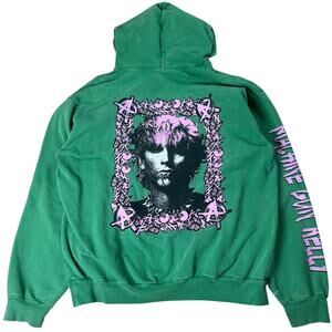 Machine Gun Kelly Hoodie XL Men Official Tour Merch Green Pink Heavyweight